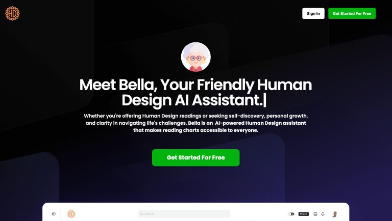 Human Design Website Homepage