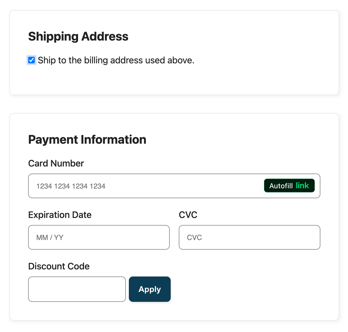 Checkbox to copy Shipping Address from Billing Address fields on membership checkout page in Paid Memberships Pro with the Shipping Address Add On