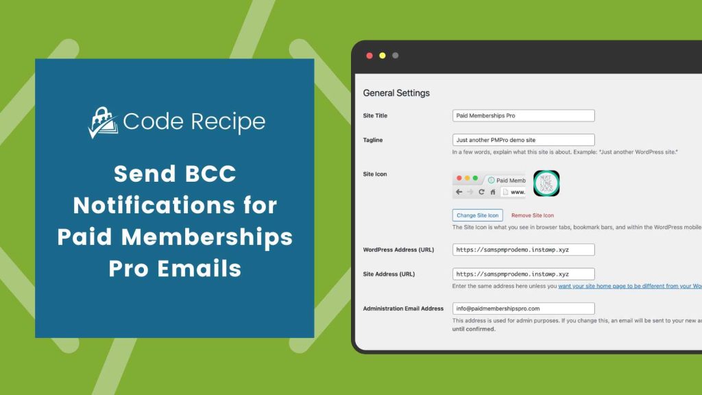 Featured Image for Send BCC Notifications for Paid Memberships Pro Emails