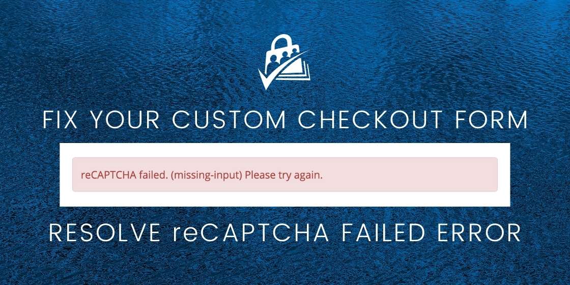 Recaptcha verification failed