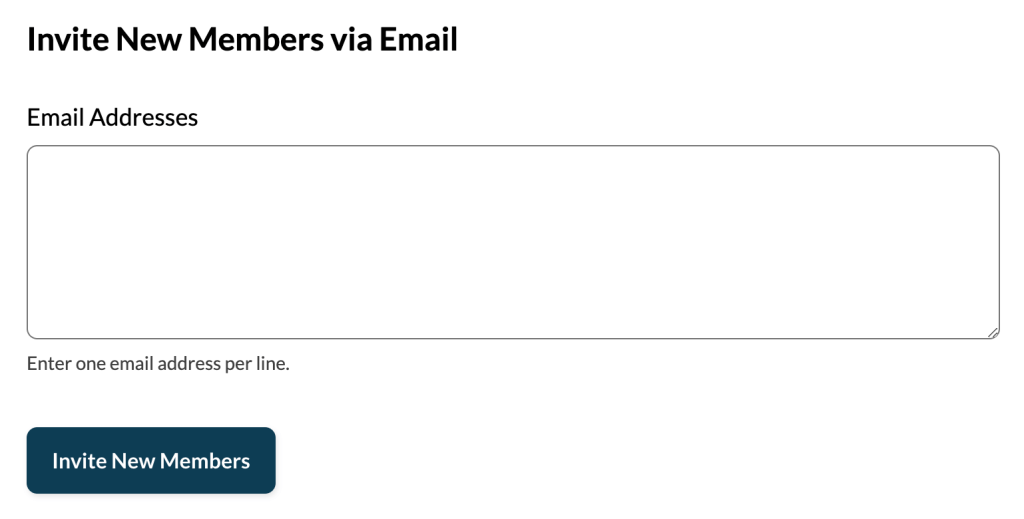 Parent Accounts can Invite Members by Email using the PMPro Group Accounts Add On