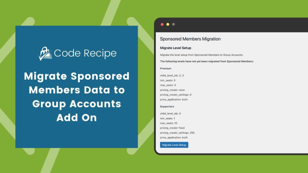 Banner image for migrating Sponsored Members’ data to Group Accounts